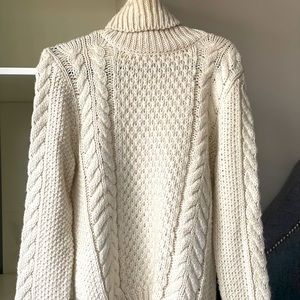 Zara Men Cable Knit TurtleNeck Sweater!